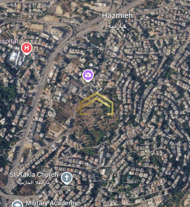 Prime Land for Sale in Hazmieh - Mar Takla 450 sqm plot in a prime location with stunning city view.  