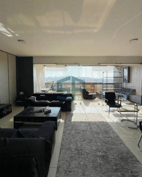 Decorated apartment in a well known gated community in jdeideh with a panoramic view