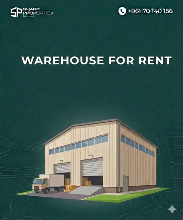 400m warehouse for rent in Antelias