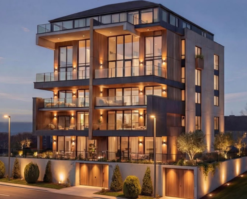 under construction apartment with terrace in hbous