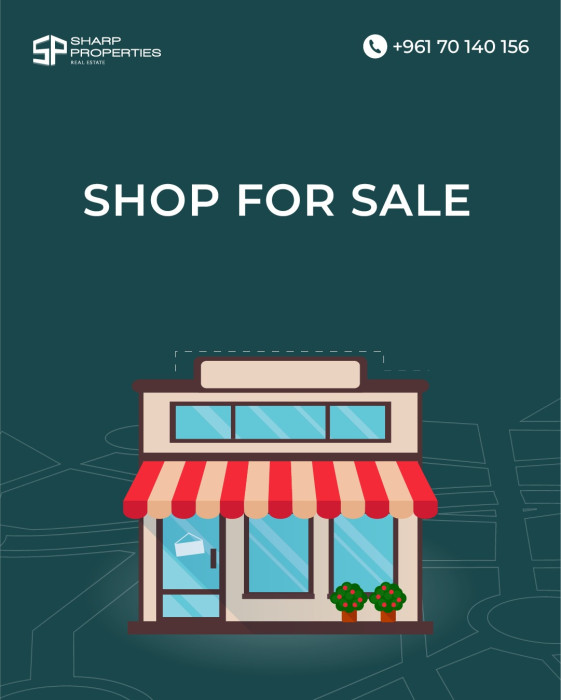 Prime location shop for sale in elyssar