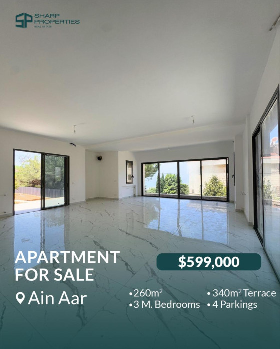 Apartment For Sale - Ain Aar / Hbous