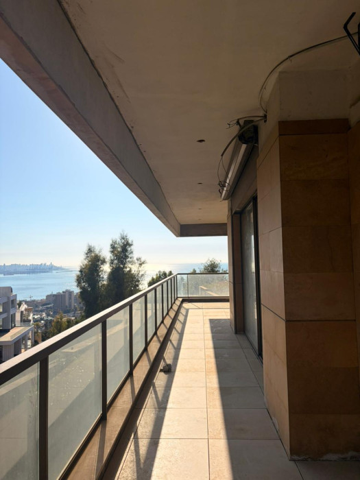 apartment in Rabieh ground floor with a terrace 