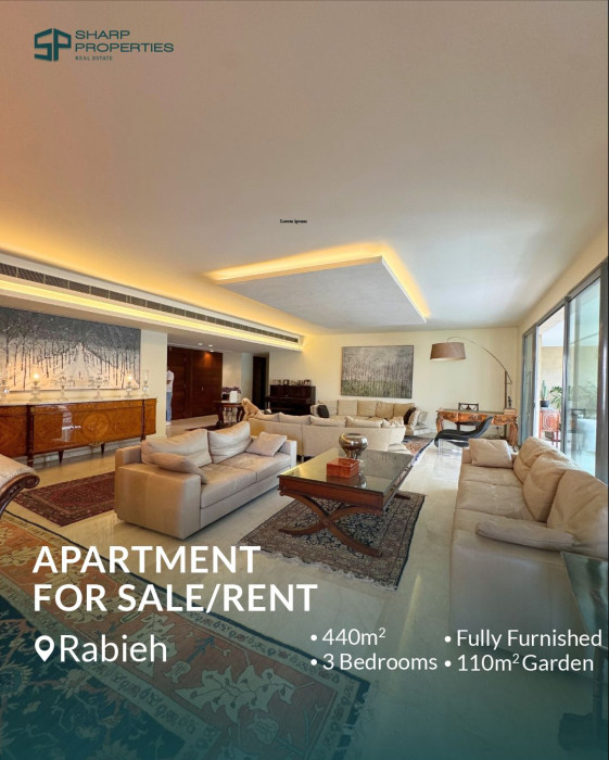 HIGH END APARTMENT FOR RENT IN RABIEH