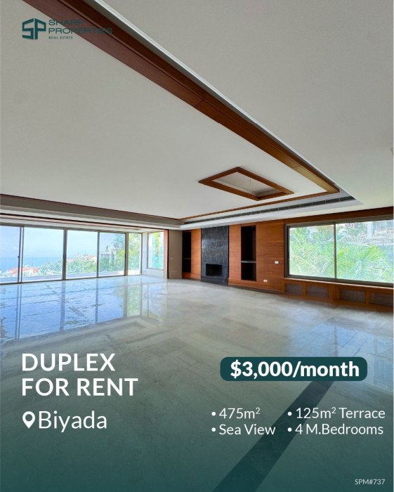 duplex apartment with open view in Biyada