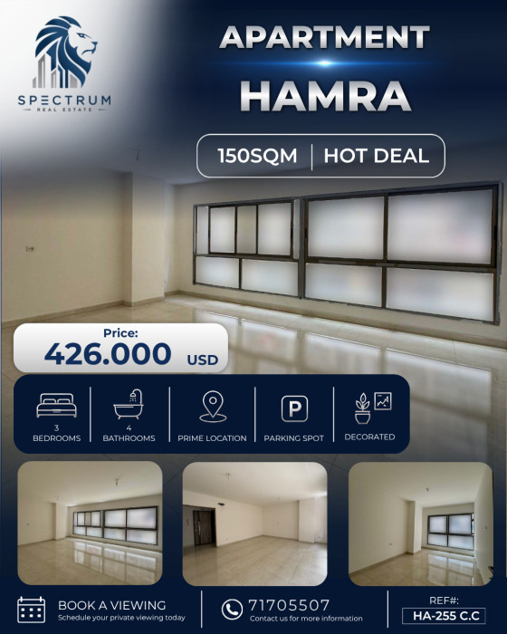 Apartment For Sale In Hamra