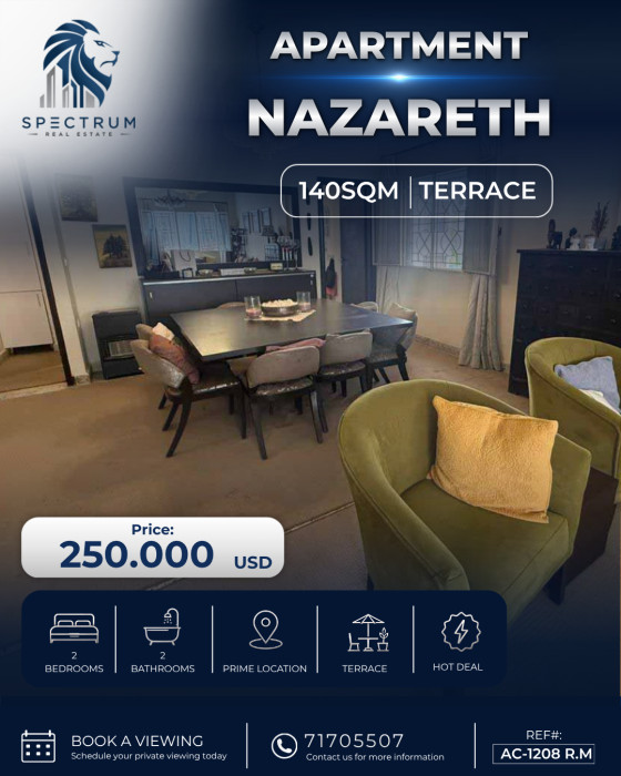 Apartment For Sale In Nazareth