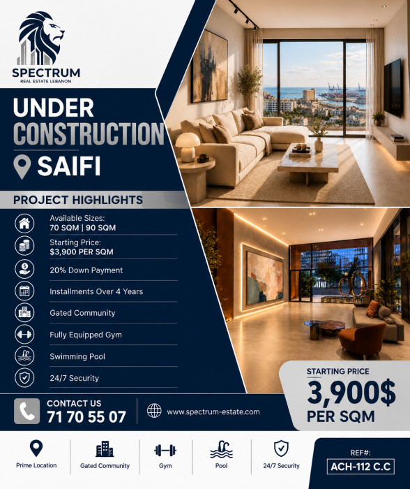 Studio For Sale In Mar Mikhael