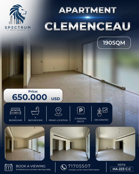 Apartment For Sale In Clemenceau