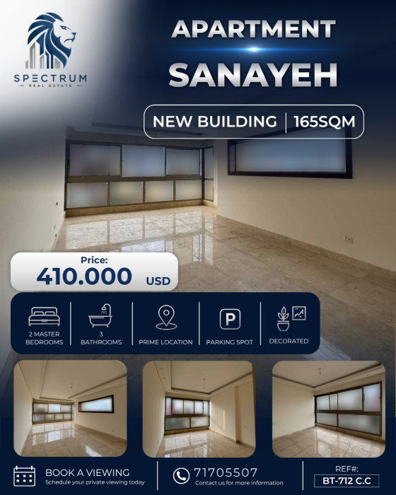 Apartment For Sale In Sanayeh
